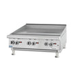 Garland GTGG72-GT72M Natural Gas / Liquid Propane 72" Countertop Griddle with Thermostatic Controls