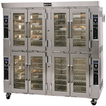 Doyon JA28G Jet Air Natural Gas Double Deck Bakery Convection Oven - 208V, 260,000 BTU