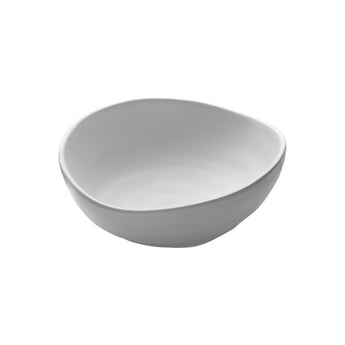 Elite Global Solutions JW1409 Zen Oval Bowl White, 9 1/2” x 7 7/8” x 3 5/8” h., 32 oz