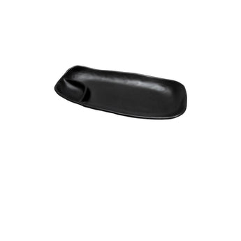 Elite Global Solutions JW4031 Ore 2-Compartment Tray 7 1/2” x 4 1/2” x 3/4” h.