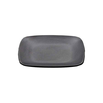 Elite Global Solutions JW5006 Zen Square Plate Black 5 5/8” sq. x 5/8” h.