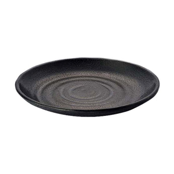 Elite Global Solutions JW7010 Zen Round Plate Black, 10” dia. x 1 1/4” h