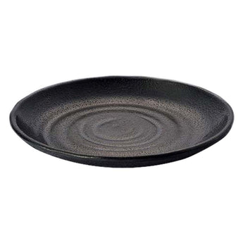 Elite Global Solutions JW7011 Zen Round Plate Black,11” dia. x 1 1/8” h.
