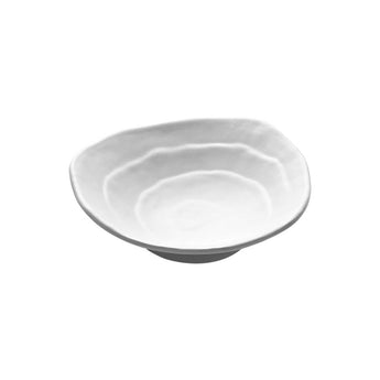 Elite Global Solutions JWT64 ZEN IRREGULAR EDGE TRIANGULAR PLATE, White 5 1/8” X 1 1/2” H.