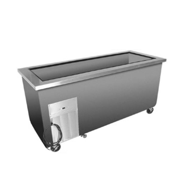 Delfield KCSC-B Shelleyglas Mobile Self-Contained Cold Pan Serving Counter