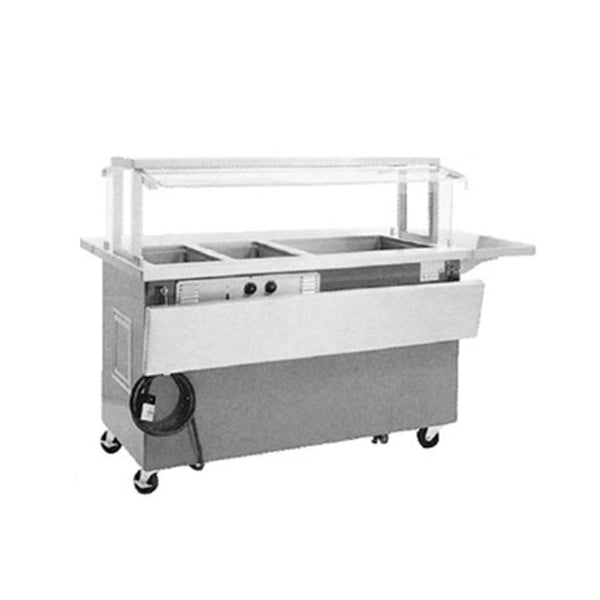 Delfield Mobile Hot and Cold Combination Counters KHC-NU Shelleyglas