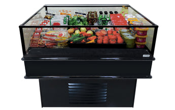 Structural Concepts Oasis MI4-R Refrigerated Self-Service Mobile Island – 4′ Case Depth