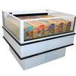 Structural Concepts Oasis MI4-RF Refrigerated Self-Service Mobile Island – Low/Med. Temp