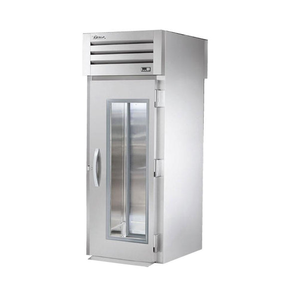 True STA1RRT-1G-1S 35" x 83" Roll-Thru Glass Front / Solid Rear Swing Door Refrigerator