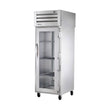 True STG1HPT-1G-1S Pass Thru Glass Front / Solid Rear Heating and Holding Cabinet - 1500W