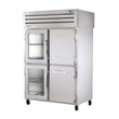 True STG2RPT-2HG/2HS-2S-HC 52" Pass-Thru Half Front / Solid Rear Swing Door Refrigerator