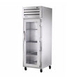 True STR1R-1G-HC 27.5" Stainless Steel Reach-In Glass Swing Door Refrigerator