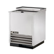 True T-24-GC-S-HC 24.5" Solid Slide Lid Stainless Steel Glass and Plate Chiller/Froster