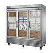 TRUE T-72FG-HC~FGD01 Freezer, Reach-in, -10° F, three-section, framed glass door version 01