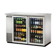 True TBB-24-48G-S-HC-LD 49" Stainless Steel 2-Door Back Bar Refrigerator