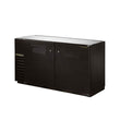 True TBB-24-GAL-60-HC 60" Solid Door Back Bar Refrigerator With Galvanized Top