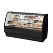 True TGM-R-77-SC/SC-B-W 77" Refrigerated Display Case Glass Merchandiser