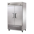 True TS-43-HC 47" Reach-In Solid Swing Door Stainless Steel Refrigerator