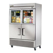 True TS-49-2-G-2-HC~FGD01 54" Reach-In Combination Half Swing Door Stainless Steel Refrigerator