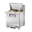 True TSSU-27-12M-B-ADA-HC 27" ADA Compliant Mega-Top Solid Door Sandwich Salad Refrigerated Prep Table