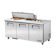 True TSSU-72-12-HC 72" 12 Pan Salad/Sandwich Prep Table