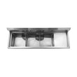 Thorinox TTS-1818-R18 Triple sink with right drainboard (18")