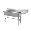 Thorinox TTS-1818-R18 Triple sink with right drainboard (18")