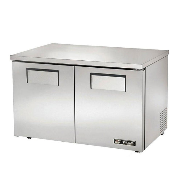 True TUC-48-LP-HC 48" Low Profile 2 Solid Door Undercounter Refrigerator