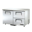 True TUC-48D-2-ADA-HC 48" ADA Compliant 2-Drawer 1-Door Undercounter Refrigerator