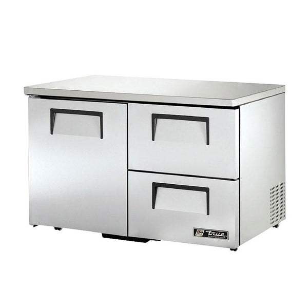 True TUC-48D-2-LP-HC 48" Low Profile 2-Drawer 1-Door Undercounter Refrigerator