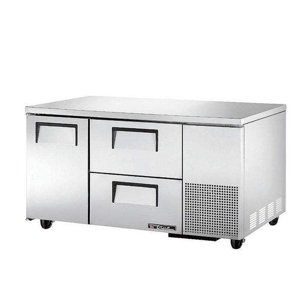 True TUC-60-32D-2-HC 60" Undercounter Refrigerator With 1-Door And 2-Drawers