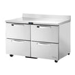 TRUE TWT-48D-4-ADA-HC~SPEC3 48" Work Top Refrigerator w/ (2) Sections & (4) Drawers