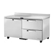 TRUE TWT-60D-2-HC~SPEC3 60" Work Top Refrigerator w/ (2) Sections, (1) Door & (2) Drawers