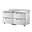 TRUE TWT-60D-4-ADA-HC~SPEC3 60" Work Top Refrigerator w/ (2) Sections & (4) Drawers