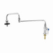 T&S Brass B-0590 Pot Filler, Deck Mount, Single Temp, 18" Double-Joint Nozzle, Insulated On-Off Control
