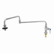 T&S Brass B-0591 Pot Filler, Deck Mount, Single Temp, 24" Double-Joint Nozzle, Insulated On-Off Control