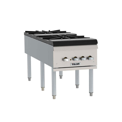 Vulcan VSP200F 2 Burner Gas Stock Pot Range - 220,000 BTU