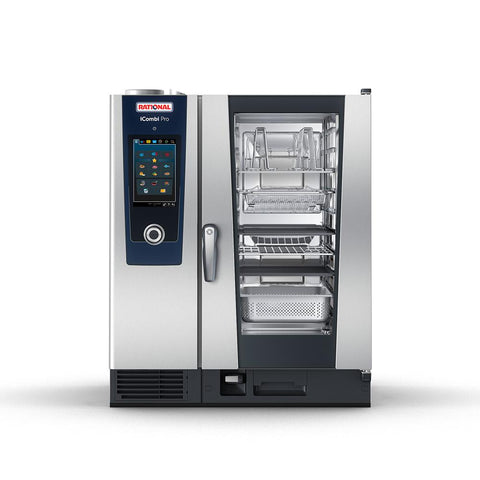 Rational iCombi Pro 10 Pan Half-Size Natural Gas Combi Oven - 120V