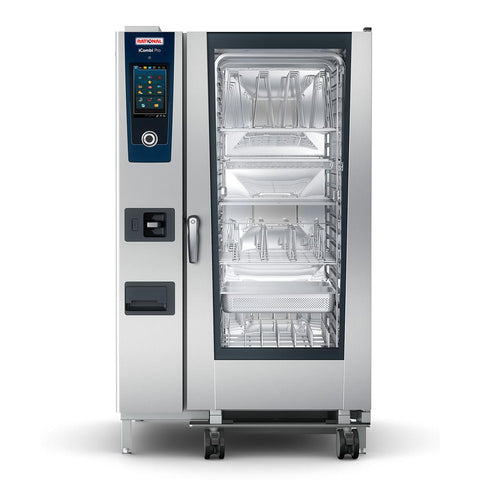 Rational iCombi Pro 20 Pan Full-Size Natural Gas Combi Oven - 208/240V, 1 Phase