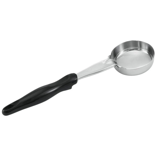 2-Ounce Stainless Steel Round Spoodle With Black Nylon Handle